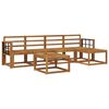 vidaXL Outdoor-Sofagarnitur 6 stk. Natur Massivholz Akazie