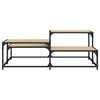 vidaXL Couchtisch Sonoma-Eiche 107x107x40 cm Holzwerkstoff