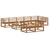 vidaXL Outdoor-Sofagarnitur 9 pcs Natur Massivholz Akazie