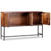 vidaXL Sideboard Massivholz Akazie 120x30x80 cm