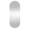 vidaXL Wandspiegel 20x50 cm Glas Oval