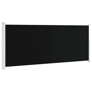 vidaXL Seitenmarkise Ausziehbar 200x500 cm Schwarz