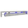 vidaXL TV-Schrank mit LED-Leuchten Betongrau 290x36,5x40 cm