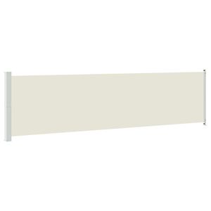 vidaXL Seitenmarkise Ausziehbar 614x160 cm Creme