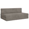vidaXL Klappsofa Bett Hellgrau 152 x 86,5 x 60 cm Stoff