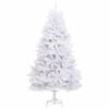 vidaXL K&uuml;nstlicher klappbarer Weihnachtsbaum Wei&szlig; 180 cm PVC und Stahl