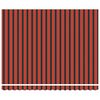 vidaXL Markise Einziehbar Orange und Braun 4x3 m Stoff & Aluminium