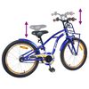 vidaXL Kinderfahrrad 18 Zoll f&uuml;r 5-7 Jahre alt Dunkelblau
