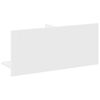 vidaXL Wandschrank 70x16,5x30 cm Wei&szlig; Holzwerkstoff