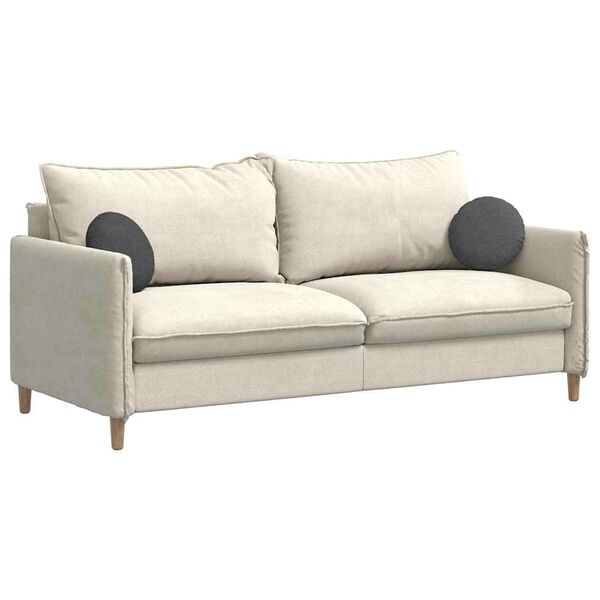 vidaXL Sitzkissen 2 pcs Dunkelgrau &Oslash; 30 cm Cordstoff