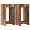 vidaXL Pflanzenst&auml;nder 2 pcs Altholz 30 x 30 x 60 cm Holzwerkstoff