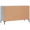 vidaXL Sideboard Betongrau 100x36x60 cm Holzwerkstoff