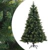 vidaXL K&uuml;nstlicher klappbarer Weihnachtsbaum 120 cm PVC und Metall
