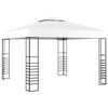 vidaXL Gartenpavillon 3×3 m Weiß