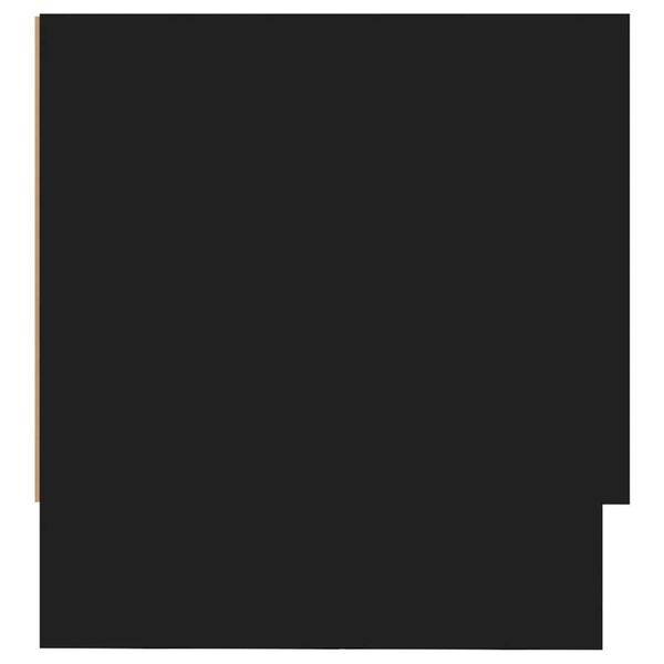 vidaXL Kleiderschrank Schwarz 100x32,5x35 cm Holzwerkstoff