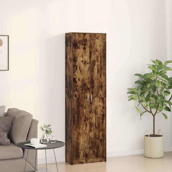 vidaXL Kleiderschrank Ger&auml;ucherte Eiche 55 x 25 x 189 cm Holzwerkstoff
