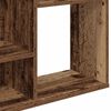 vidaXL Raumteiler/B&uuml;cherregal Altholz-Optik 100x24x140cm Holzwerkstoff