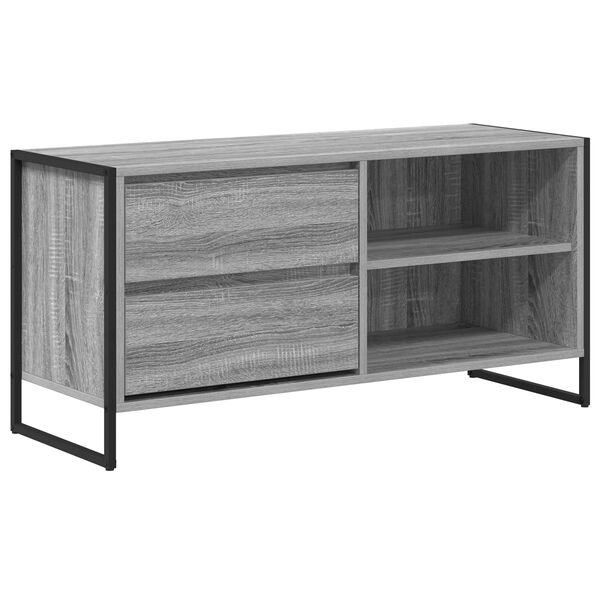 vidaXL TV-Schr&auml;nk Graues Sonoma 100 x 36 x 49,5 cm Holzwerkstoff