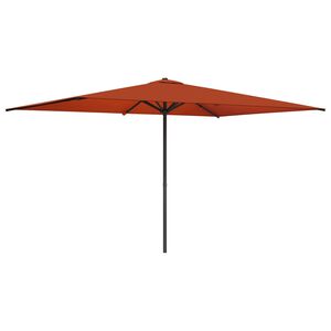 vidaXL Gartensonnenschirm Rechteckig 2 x 3 m Polyester Terrakotta