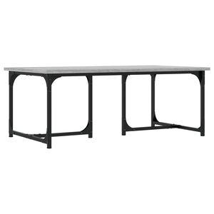 vidaXL Couchtisch Grau Sonoma 90x50x35 cm Holzwerkstoff