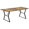 vidaXL Esstisch 180x90x76 cm Altholz Massiv