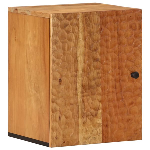 vidaXL Bad-Wandschrank 38x33x48 cm Massivholz Akazie