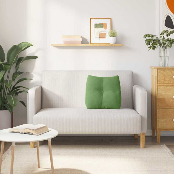 vidaXL Rückenkissen Hellgrün 45 x 24 x 50 cm Samt