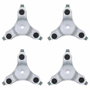 vidaXL Möbelrollen 4 Stk. 16x14,5x5,5 cm Stahl 180 kg