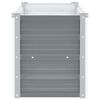 vidaXL Garten-Hochbeet Verzinkter Stahl 100x40x45 cm Grau