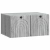 vidaXL Wandmontierter TV-Schrank Graues Sonoma 59,5 x 41 x 30 cm