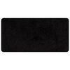 vidaXL Teppichl&auml;ufer Schwarz 50 x 100 cm 100% Polypropylen Tuft