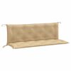 vidaXL Gartenbank-Auflagen 2 Stk. Melange Beige 150x50x7 cm Stoff