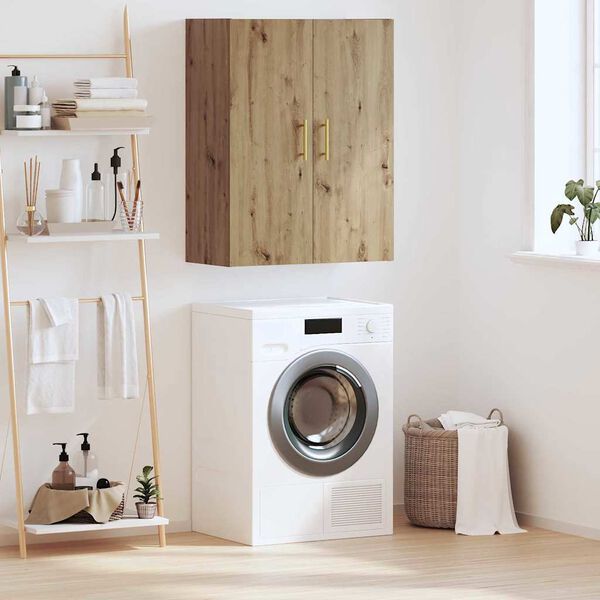 vidaXL Wandschrank Artisan-Eiche 69,5 x 34 x 90 cm Holzwerkstoff