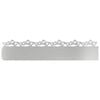 vidaXL Rasenkanten 10 pcs 103 x 0,05 x 22 cm Verzinkter Stahl Silber