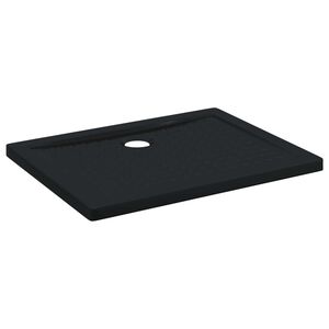 vidaXL Duschbodenablage mit Punkten 90 x 70 x 4 cm ABS Schwarz