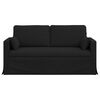 vidaXL Sofa Schwarz Gesamtabmessungen: 158 x 78 x 80 cm (B x T x H)