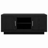 vidaXL TV-Schr&auml;nk Schwarz Eichen-Optik 102 x 35 x 45 cm Holzwerkstoff