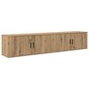 vidaXL Wand-TV-Schrank Set 2 pcs Artisan-Eiche 100 x 34,5 x 40 cm