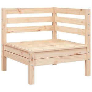 vidaXL Garten-Ecksofa Massivholz Kiefer