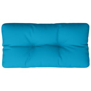 vidaXL Palettenkissen Hellblau 80x40x12 cm Stoff