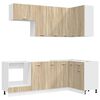 vidaXL K&uuml;cheneinheit LYON 8 pcs Sonoma-Eiche Holzwerkstoff