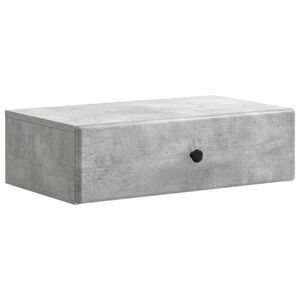 vidaXL Wandmontierter Beistelltisch Betongrau 59 x 34,5 x 17 cm