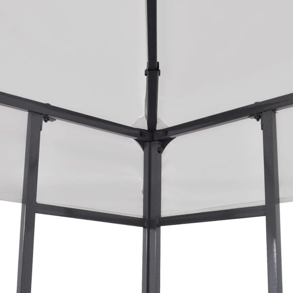 vidaXL Gartenpavillon 3&times;3 m Wei&szlig;