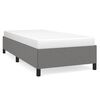 vidaXL Bettgestell ohne Matratze Dunkelgrau 80x200 cm Stoff