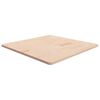 vidaXL Tischplatte Quadratisch 90x90x2,5 cm Eichenholz Unbehandelt