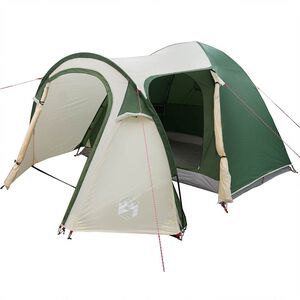 vidaXL Kuppelzelt Kuppel mit Dach mit Speicher Gr&uuml;n 384 x 254 x 170 cm
