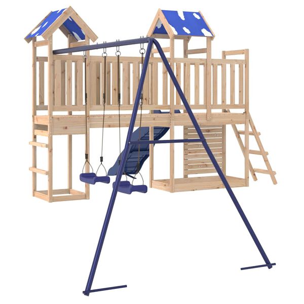 vidaXL Spielturm Massivholz Kiefer