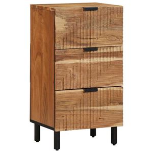 vidaXL Sideboard Natur 40 x 33,5 x 75 cm Massivholz Akazie