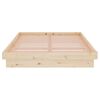 vidaXL Massivholzbett 120x190 cm