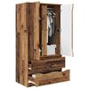 vidaXL Schrank mit Schubladen Altholz 79,5 x 49 x 156 cm Holzwerkstoff